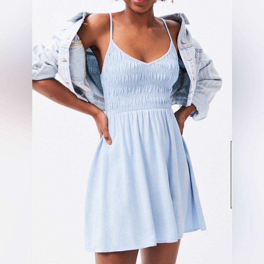 LA Hearts Smocked Mini Dress
